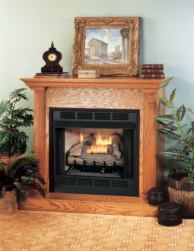 Comfort Flame Vent Free Gas 32" Fireplace System