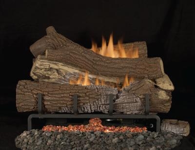 FMI Products Vented Gas Log Set Giant Timbers
