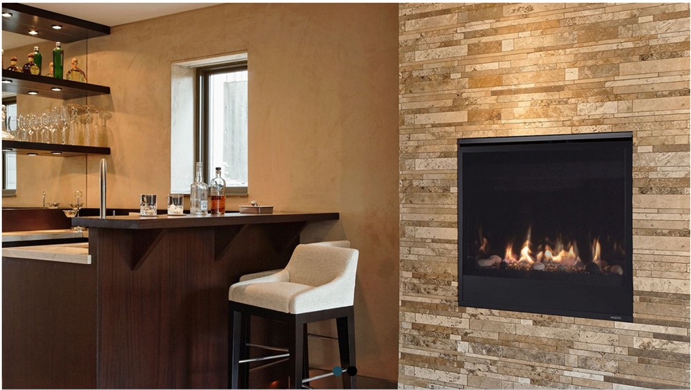 Majestic Direct Vent Gas Fireplace Quartz