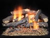 Majestic Gas Log Set Fireside Supreme Oak See-Through