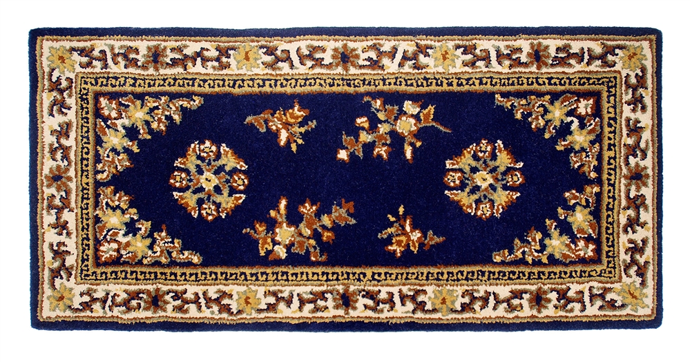 Minuteman Oriental Rectangular Rug, Blue