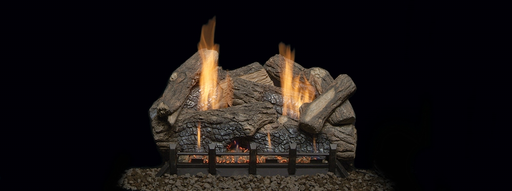 Monessen Vent Free Gas Log Set Highland Oak