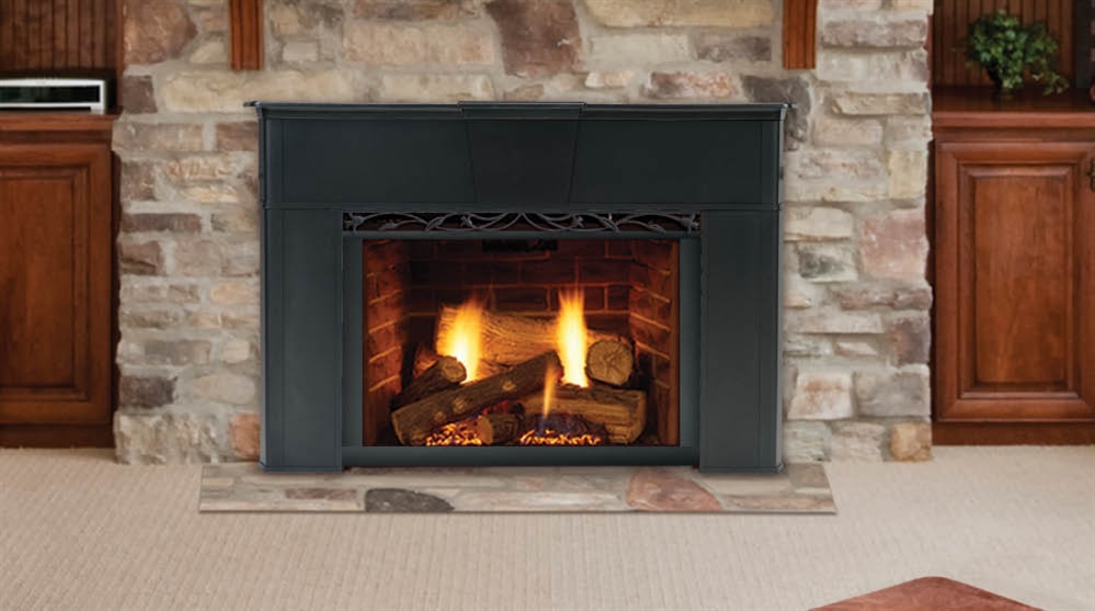 Monessen Direct Vent Gas Fireplace Insert Reveal