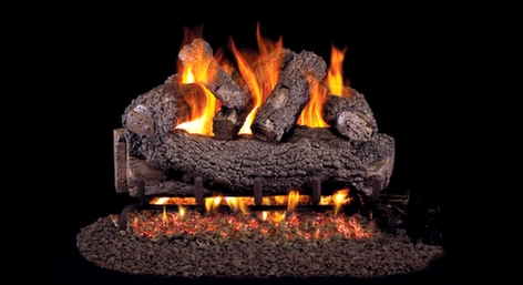 Peterson Real Fyre Vented Gas Log Set Forest Oak