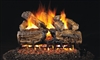 Peterson Real Fyre Outdoor Gas Log Set Burnt Split Oak