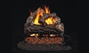 Peterson Real Fyre Outdoor Gas Log Set Golden Oak Designer Plus