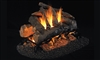 Peterson Real Fyre Outdoor See-Through Gas Log Set American Oak