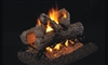 Peterson Real Fyre Outdoor See-Thru Gas Log Set Golden Oak