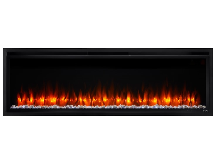 SimpliFire Electric Fireplace Allusion Platinum
