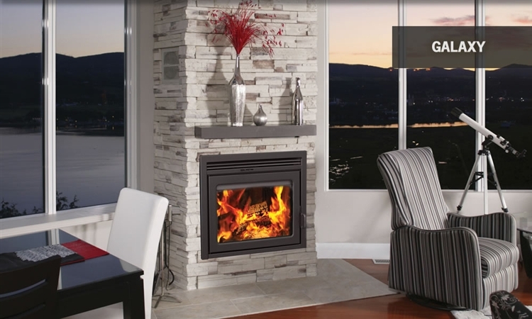 Supreme Galaxy Fireplace Contemporary