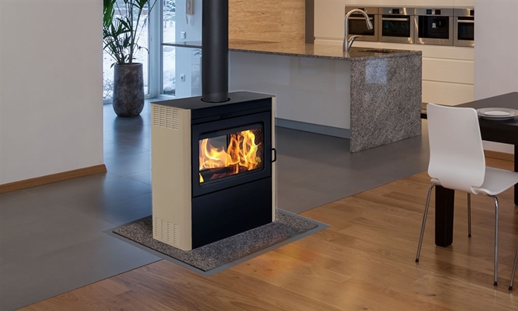 Supreme Vision Stove Metallic Black with Almond