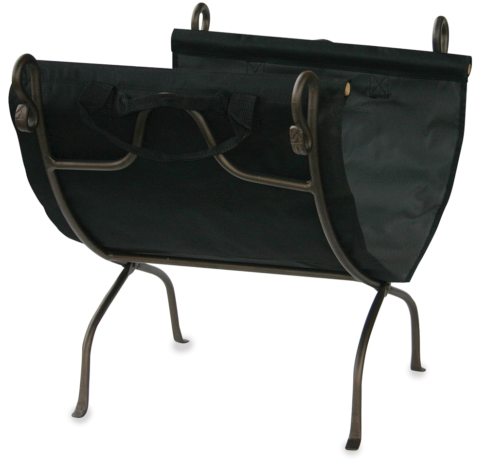 Uniflame Bronze Log Rack with Canvas Carrier