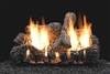 White Mountain Hearth by Empire Vent Free Gas Log Set Charred Oak