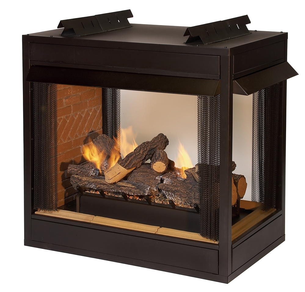 White Mountain Hearth by Empire Breckenridge Vent Free See-Through Gas Firebox 36"