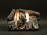 White Mountain Hearth by Empire Vent Free Gas Log Set Super Stacked Wildwood