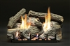 White Mountain Hearth by Empire Vented Gas Log Set Super Stacked Wildwood
