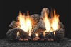 White Mountain Hearth by Empire Vented Gas Log Set Charred Oak