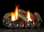 White Mountain Hearth by Empire Vented Gas Log Set Stacked Aged Oak