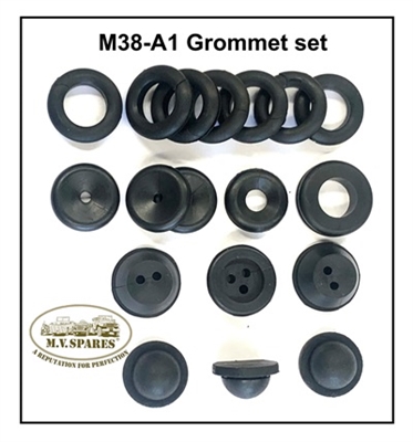 MILITARY M38A1 WILLYS JEEP GROMMET SET - RUBBER MVK-1078 www.mvspares.com  ARMY JEEP PARTS