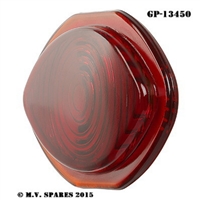 WWII LOUVRE LIGHTS TAIL LIGHT RED GLASS LENS GP-13450