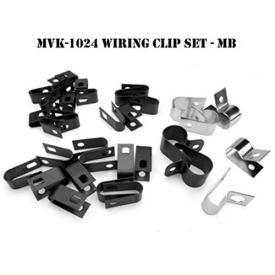 MILITARY WWII JEEP MB GPW CLIP SET WIRING  WILLYS MB MVK-1024  ARMY JEEP PARTS