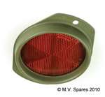 MILITARY WWII JEEP MB GPW REFLECTOR GUIDE A OVAL Oval