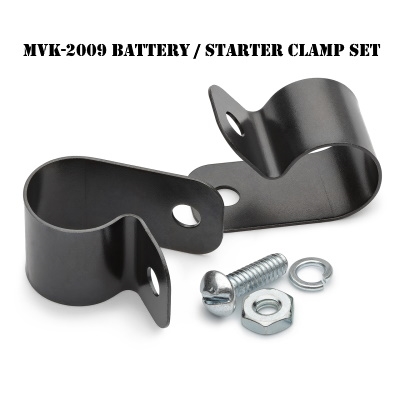 MILITARY WWII JEEP MB GPW BATTERY POSITIVE CABLE STARTER CABLE CLAMP CLIP SET MVK-2009 mvspares.com