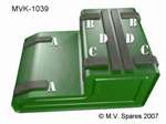 MILITARY WWII JEEP MB GPW FELT SET FUEL TANK ANTI-SQUEAK MVK-1039