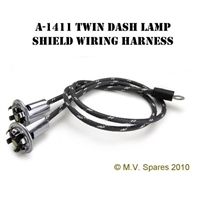 MILITARY WWII JEEP MB GPW WIRING - JEEP - PANEL LIGHTS - TWIN DASH SOCKETS A-1411