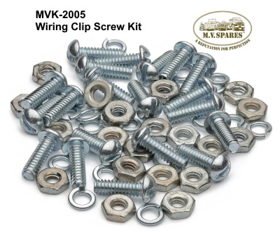 WWII JEEP PARTS, MVK-2005 WIRING CLIP SCREW KIT MB GPW M.V.SPARES www.mvspares.com ARMY JEEP PARTS