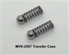 WWII JEEP PARTS, MVK-2007  SPRING - POPPET TRANSFER CASE A-966 & POPPET BALL 5599 - set of 2 MB GPW M.V.SPARES www.mvspares.com