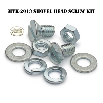 WWII JEEP PARTS MVK-2013 SHOVEL HEAD BRACKET SCREW KIT MB GPW M.V. SPARES www.mvspares.com