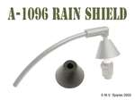 MILITARY WWII JEEP MB GPW RAIN SHIELDS - RUBBER A-1096