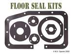 MILITARY WWII JEEP MB GPW KIT - FLOOR SEAL - RUBBER MVK-1025