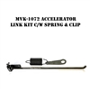 WWII JEEP MB GPW ACCELERATOR LINK KIT WITH 633011 SPRING AND A-1173 CLIP