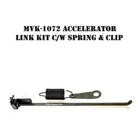 WWII JEEP MB GPW ACCELERATOR LINK KIT WITH 633011 SPRING AND A-1173 CLIP