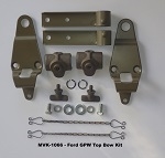 WWII JEEP GPW TOP BOW BRACKET KIT, PIVOT AND BRACKET, WWII JEEP PARTS