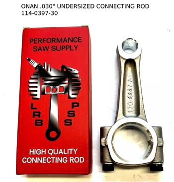 0NE 030" UNDERSIZED CONNECTING RODS FIT ONAN P218, P220 B48 BG48 REPLACES PART # 114-0397