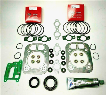 OVERHAUL KIT FITS KOHLER, PISTON RINGS 24-108-15-S 1.5MM, GASKETS & SEALS, CH25