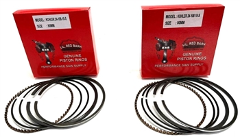 2 SETS OF KOHLER CH23, CV23 PISTON RINGS, PART # 24-108-18-S, 1.5MM