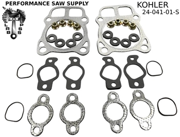 2 NEW HEAD GASKET KITS FITS KOHLER CH18, CH20 CH22 CV18 CV20 CV22, 24-841-01-S