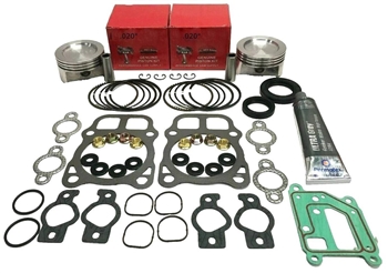 .020" OVERSIZE OVERHAUL KIT FITS KOHLER, PISTONS, GASKETS & SEALS, CH18, CH20, CV18-CV20