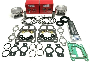 OVERHAUL KIT FITS KOHLER,  .010" OVERSIZED PISTONS GASKETS & SEALS CH23, CV23