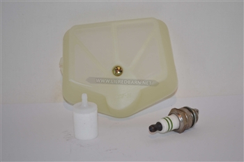 TUNE UP KIT THAT CONSIST OF A AIR FILTER, FUEL FILTER AND SPARKPLUG