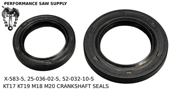 CRANKSHAFT FLYWHEEL & PTO OIL SEAL SET FITS KOHLER M18 M20 KT17 KT19 KT21