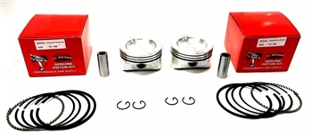 2 NEW .030" OVERSIZE, 77MM PISTONS FITS KOHLER CH18, CH20 CH22 CV18 CV20 CV22