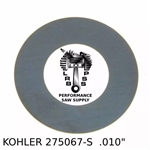 1 CAMSHAFT SHIM .010" FITS KOHLER K241, K301, K321, K341 K361 M10, M12, M14, M16 PART # 275067-S