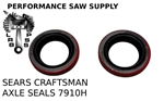 2 NEW SEARS SUBURBAN CRAFTSMAN MOWER AXLE SEAL 4910H FITS SEARS 917-25751