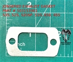 JONSERED 510, 520, 520SP, 535, 450, 455 EXHAUST GASKET, PART # 503153901