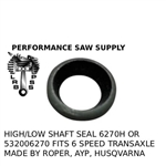 NEW SEARS SUBURBAN CRAFTSMAN MOWER HIGN LOW SHITER SEAL 6270H, 632006270 FITS 917-25751